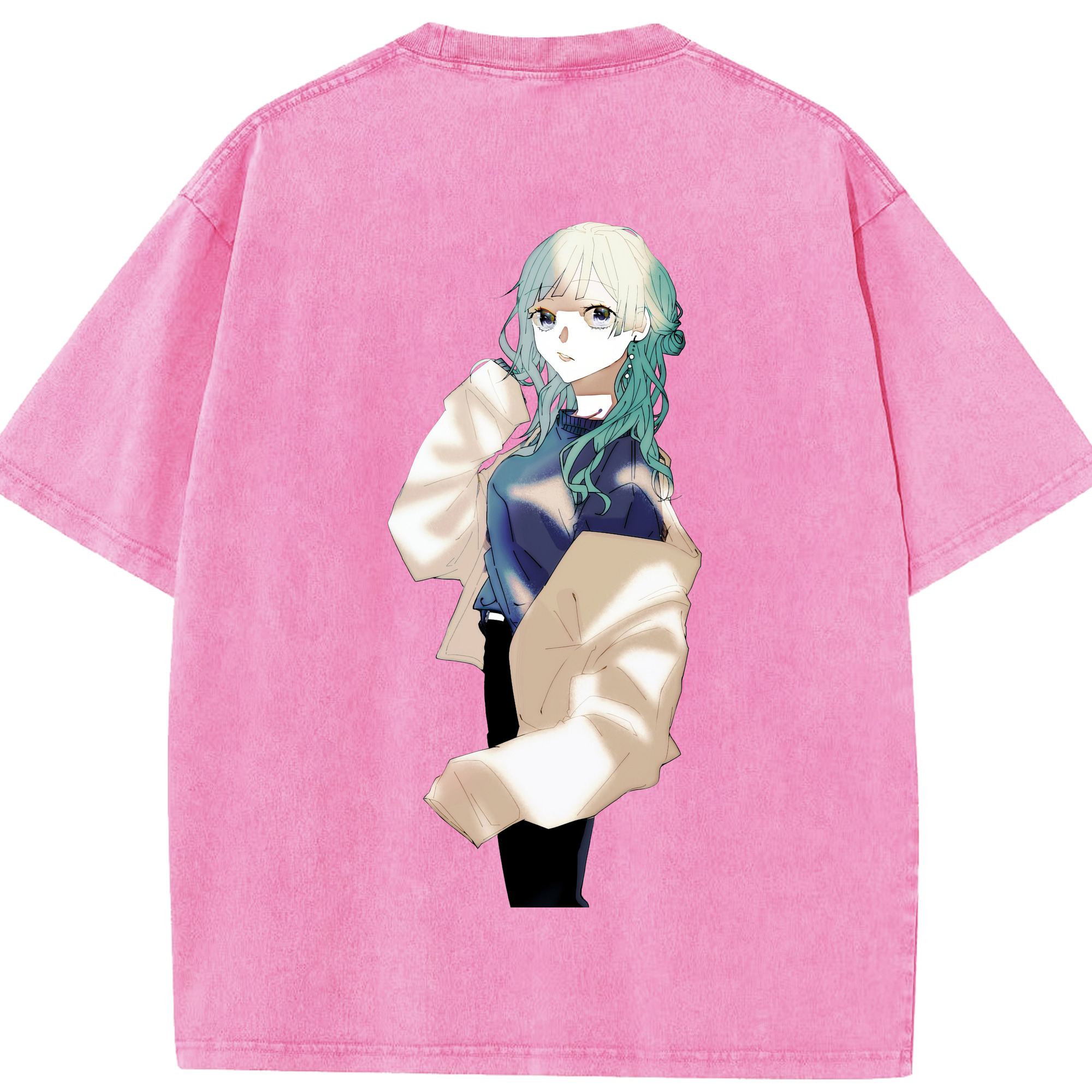 （画像用） 呪術廻戦 Jujutsu Kaisen 綿100% ヴィンテージ風 半袖Tシャツ（背面プリント）